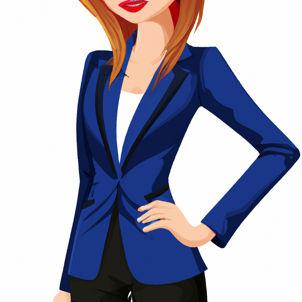 AI picture woman looking profersional with blazer